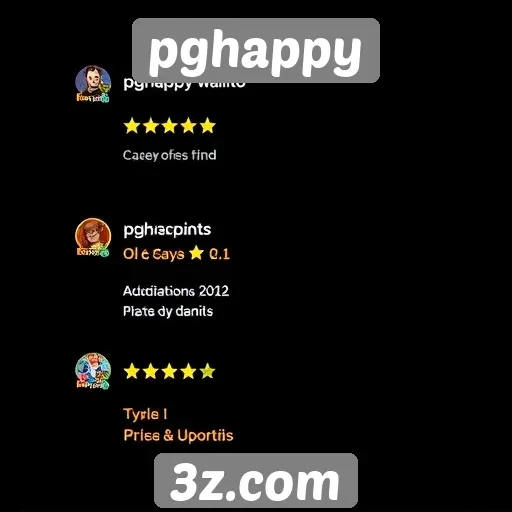 Avaliações de usuários sobre pghappy